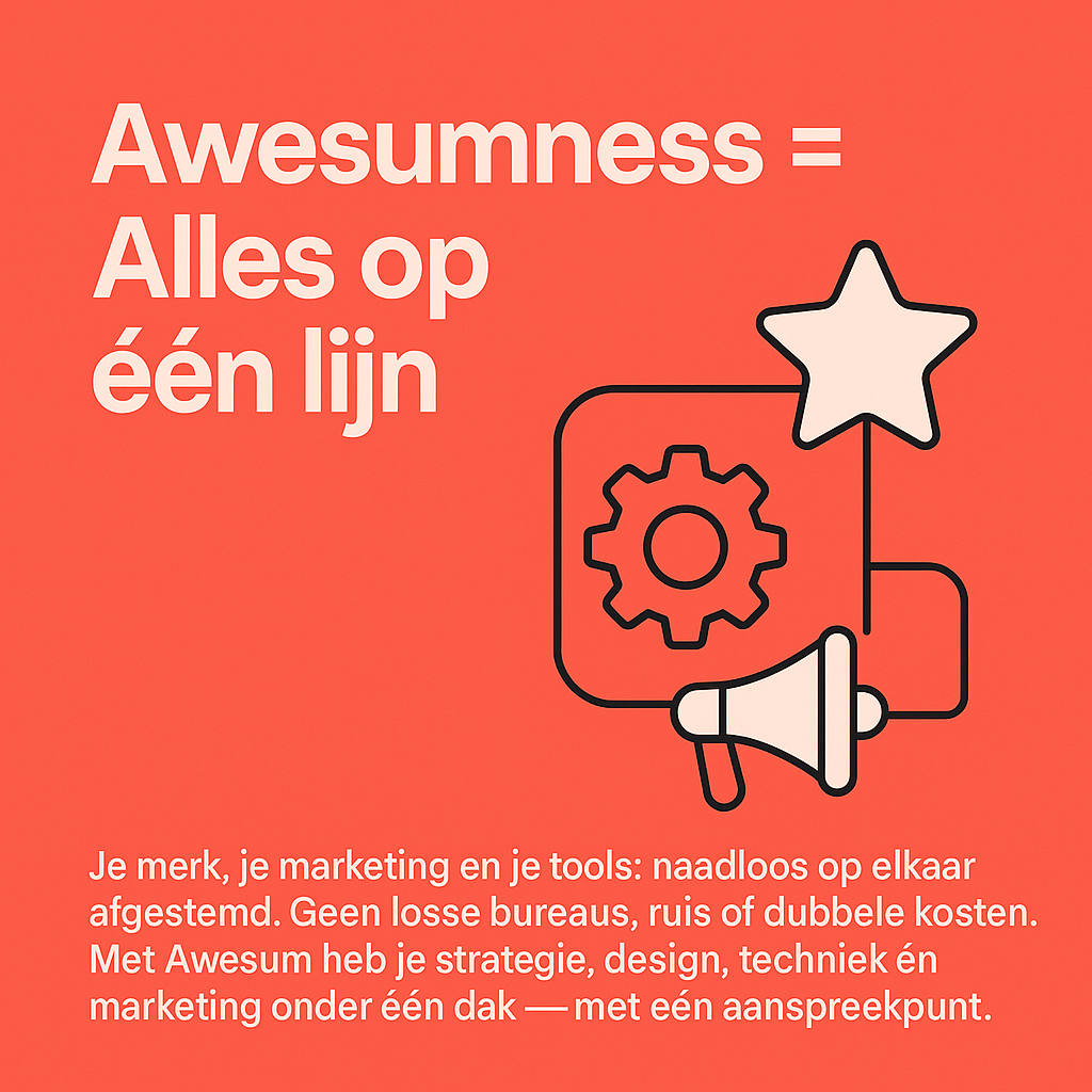 Teamleden van Awesum tijdens een brainstormsessie
