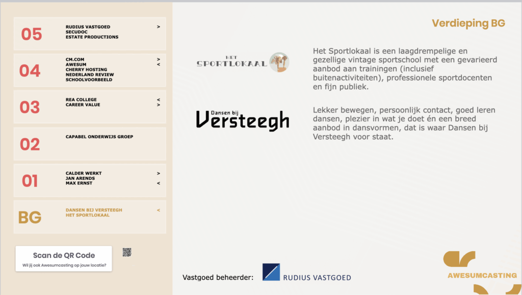 Narrow Velper product van Awesum voor casting toepassingen